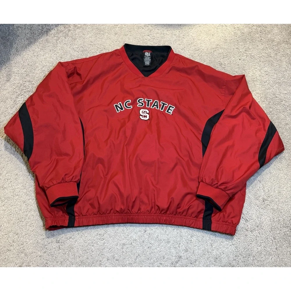 Starter NC State North Carolina Wolfpack Vintage Pullover Jacket Size 3XL Adult - Picture 2 of 12